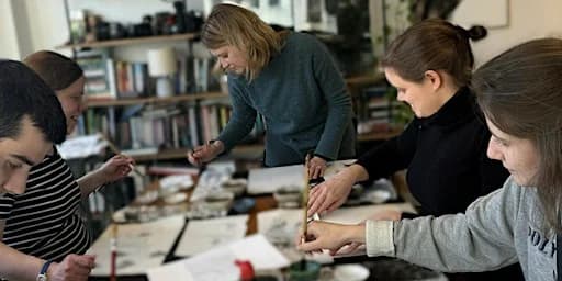 Ink Painting Workshop in Hackney
