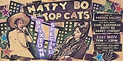 Natty Bo and The Top Cats Live at The Portico Gallery