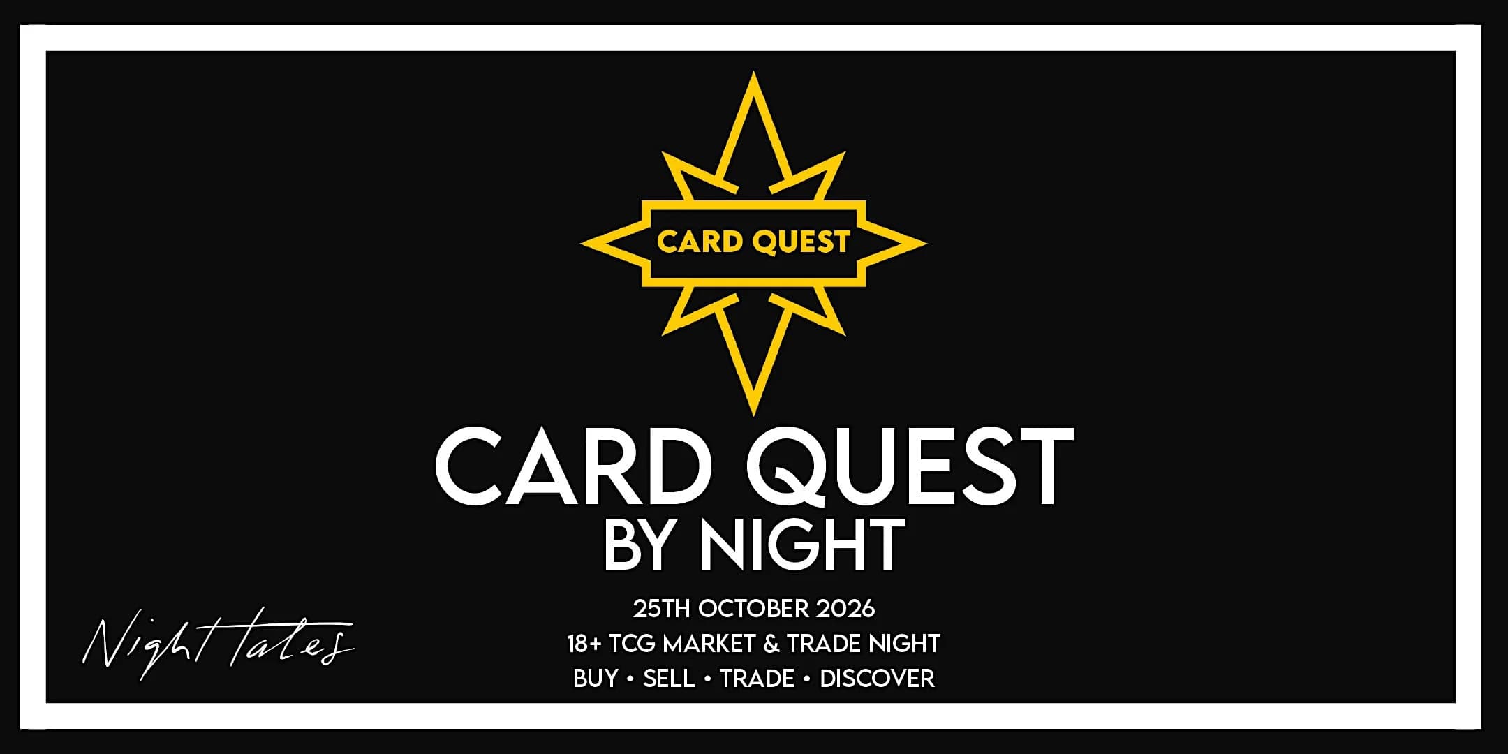 Card Quest by Night: 18+ TCG Market &amp; Trade Night