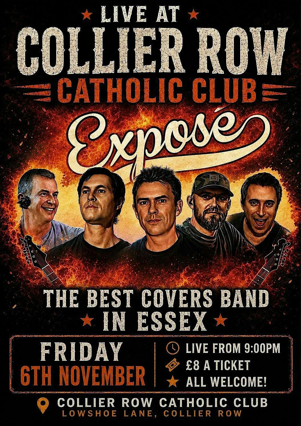 EXPOSE Live at The Collier Row Catholic Club