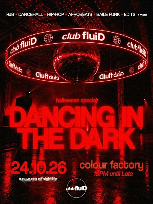 club FLUiD: Halloween Special - Dancing in the Dark