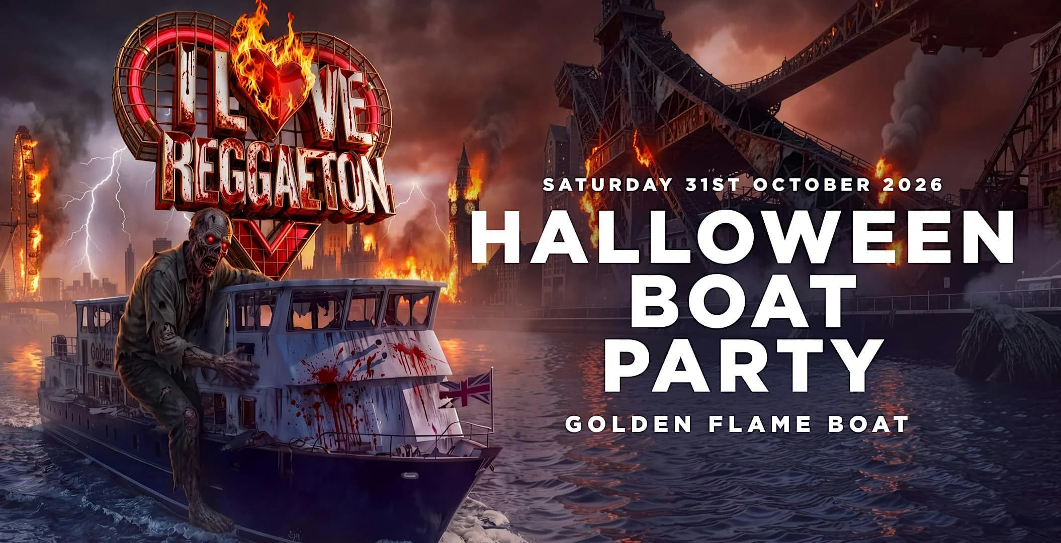 Halloween Boat Reggaeton Party by I LOVE REGGAETON