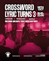 Crossword Lyric Turns 3