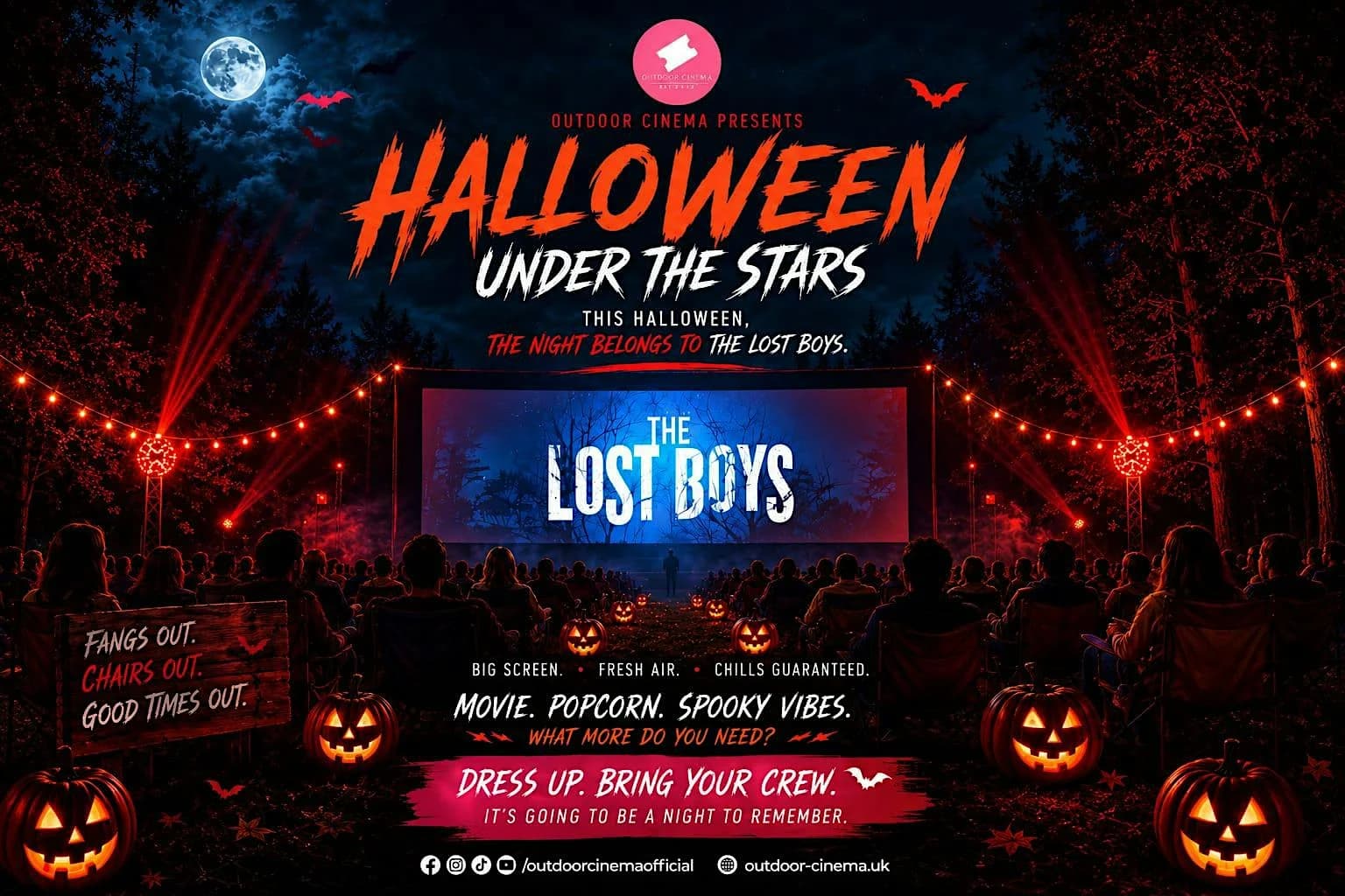The Lost Boys Halloween Outdoor Cinema at Osterley Park