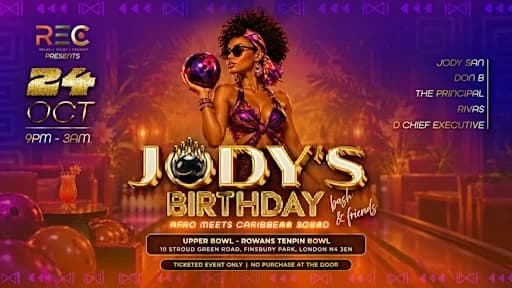 Jody's Birthday Bash & Friends – Afro Meets Caribbean Sound