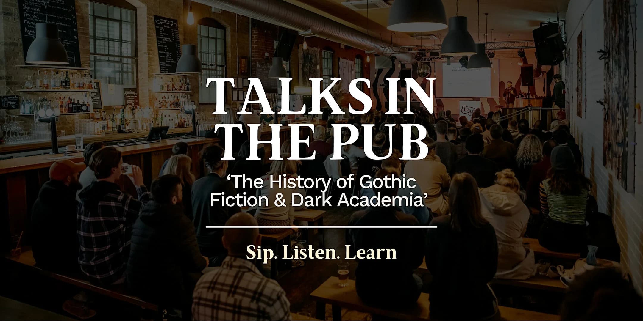 The History of Gothic Fiction and Dark Academia - Talks in the Pub