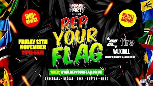 Bashment Party presents Rep Your Flag