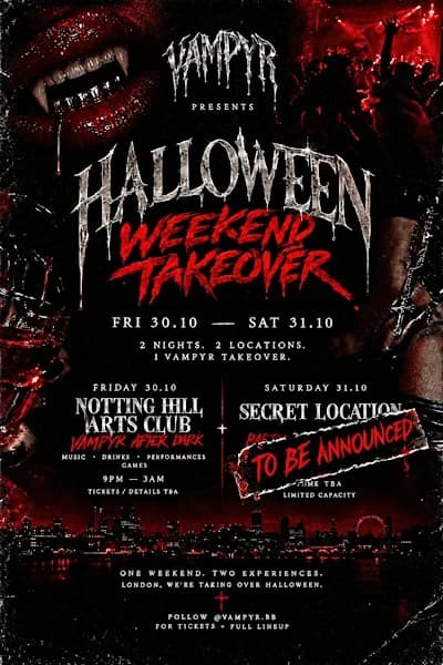 Vampyr Halloween Weekend Takeover: Day 1