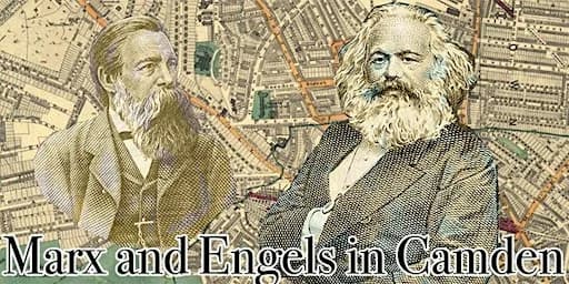 Marx and Engels in Camden walking tour