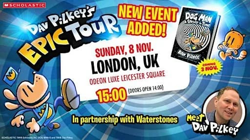 Meet Dav Pilkey on his Epic Tour