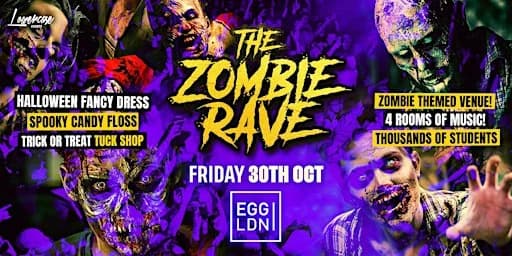 The Zombie Rave All Nighter - Halloween 2026