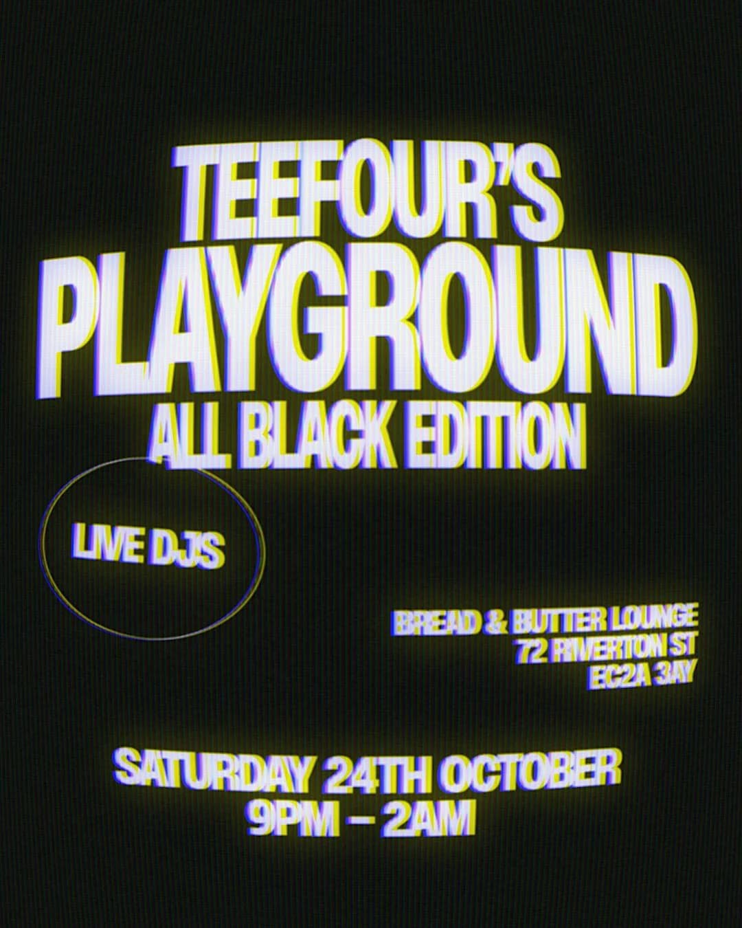 TeeFour's Playground (All Black Edition)
