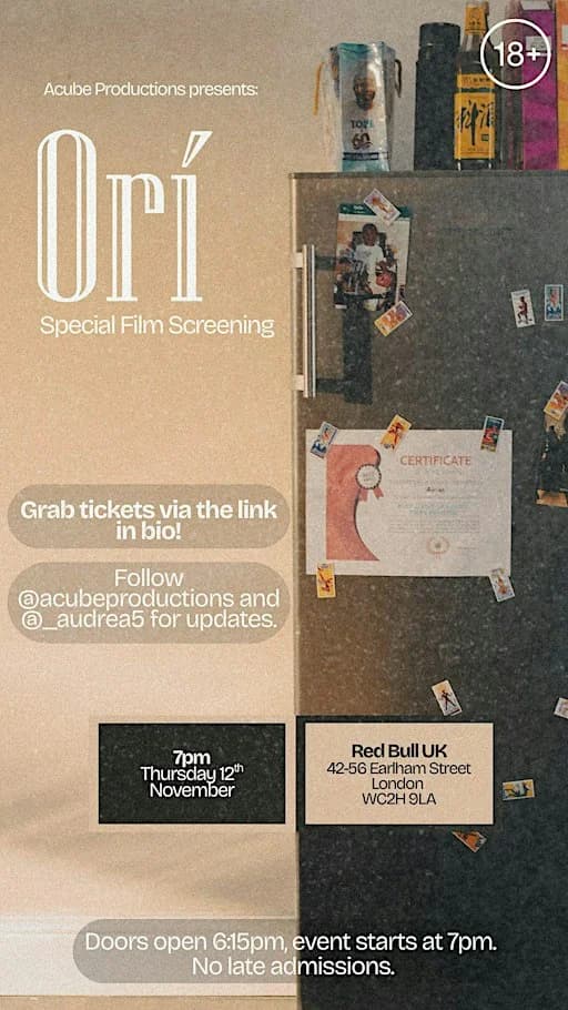 Screening Premiere of "Orí"