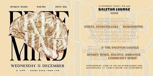 Free Mind - Spoken Word Wednesday