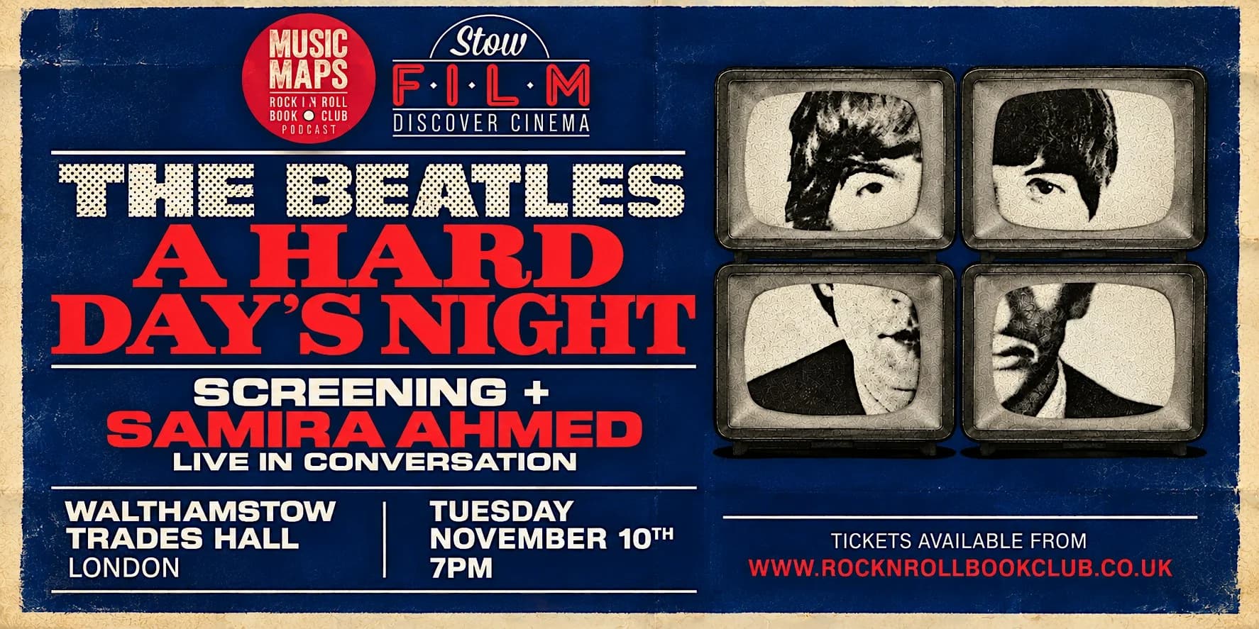 A Hard Day's Night Screening with Samira Ahmed in Conversation