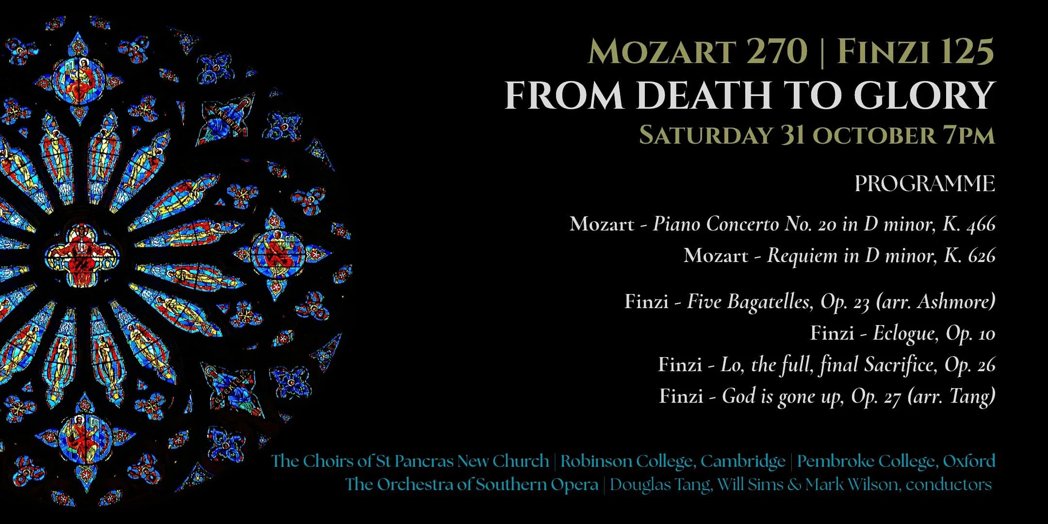 Mozart 270 | Finzi 125 - From Death to Glory