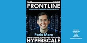 Book talk: Hyperscale, Big Tech's Data Empires